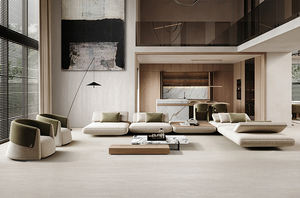 Carreaux de sol en céramique effet pierre texturée moderne pour villa salle de bain entrée de l'école hall - Product Image 2