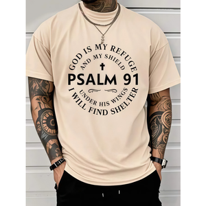 Camiseta de Cuello Redondo Vintage para Hombre, Talla Grande, 100% Algodón de Alta Calidad, Ecológica, Transpirable, con Logotipo Estampado por Transferencia de Calor, Tela de 210 g/m² - Product Image 3