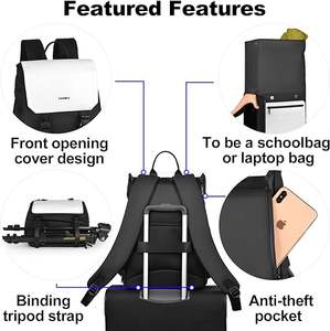 Muestra Gratuita, Nuevo Diseño Único, Bolsa de Disc Golf con Correas, Bolsa de Golf de PU Impermeable de Alta Calidad - Product Image 5