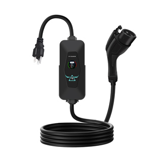 Cargador Portátil para Vehículos Eléctricos de 7.6kW 32A, Cable de 5M, Monofásico, Estación de Carga para Coche Eléctrico Doméstico, Tipo 2 GBT, Cargador Rápido de CA - Product Image 1