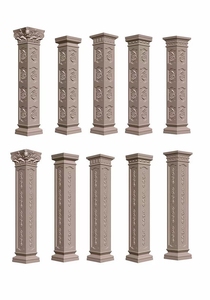 Columna de <span class=keywords><strong>punta</strong></span> de cabeza de pilar de cemento Columnas de hormigón prefabricadas Molde Bonsai Columna de molde personalizada - Product Image 6