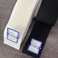 Haute qualité personnalisable taille haute bande haute sangle élastique accessoire vêtements haute assurance fournie en usine blanc/noir