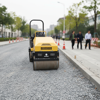 ROADWAY RWYL51BC Rouleau vibratoire à double tambour |   Moteur Honda, force de 22 kN, poids de 1,7 tonne, compactage à haute efficacité