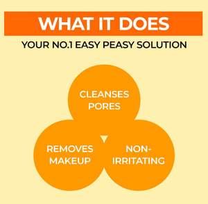 Aceite Limpiador No1 Easy Peasy, Desmaquillante Suave para Rostro y Ojos, Aceite Limpiador Hidratante con Extractos de Plantas Naturales - Product Image 2