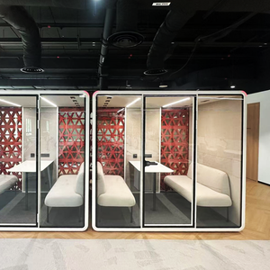 Cabine insonorisée de luxe, pods acoustiques silencieux, cabine de bureau insonorisée, solutions acoustiques, 4 personnes, peu en stock, pods de bureau - Product Image 2