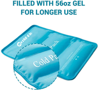Compresse froide pour le dos et le corps entier World-bio, pour soulager la douleur, couverture de glace pour dormir, coussin de glace réutilisable
