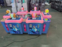 Machine de jeu de pêche à pièces pour 6 personnes Machine d'amusement de jeu d'arcade de poisson à haut profit pour FEC