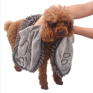 Super absorbant microfibre déshydratant confortable chat pour animaux de compagnie <span class=keywords><strong>serviette</strong></span> douce chien <span class=keywords><strong>serviette</strong></span> de bain - Product Image 1