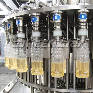 Hot Filler Fruit Juice Filling Capping Packing Production Machine Rotary PET Plastic Bottle Negative Pressure 12000BPH 32