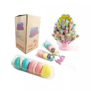 Hochwertiger makronschmuck gummibärchen süßigkeiten fruchtig weich lollipop Snack Food Kinder Fruchtiges Gel-Gummi