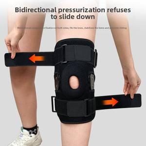 Soporte de <span class=keywords><strong>Rodilla</strong></span> Menics OEM/ODM con Placa de Acero de Neopreno, Antideslizante, con Bisagra Rotuliana de Silicona y Rango de Movimiento Ajustable - Product Image 3