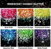 Paillettes artisanales irisées épaisses, non toxiques, de qualité cosmétique, pour résine époxy, slime, nail art, paillettes en poudre pour décorations DIY