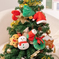 Ornements de Noël : bonhomme en pain d'épices, accessoires pour sapin de Noël, bonhomme de neige, décoration de Noël, breloques pour sacs cadeaux