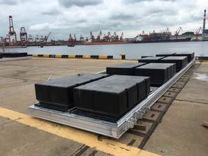 Plataforma <span class=keywords><strong>Flotante</strong></span> de Fácil Instalación, Resistente, para Ocio, Muelle <span class=keywords><strong>Flotante</strong></span>, Cubierta para Yates, Suelo de WPC para Exteriores, para Muelles junto al Lago - Product Image 6