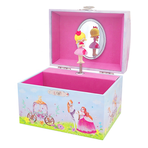 Elegante Joyero Musical Princesa <span class=keywords><strong>de</strong></span> Fábrica Jakos - Regalo Perfecto para Cumpleaños, Navidad y Festividades <span class=keywords><strong>de</strong></span> <span class=keywords><strong>Niñas</strong></span>, Caja Musical <span class=keywords><strong>de</strong></span> Madera - Product Image 1