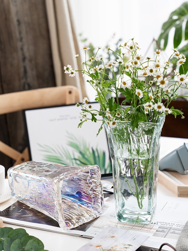 Factory Produced Wholesale Glass Flower Vase for Home Decor