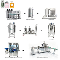 Ligne de production de parfum entièrement automatique, machine de remplissage de parfum, refroidisseur de parfum, ligne de production de remplissage, scellage et bouchage