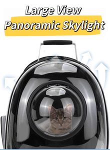 Trong suốt bong bóng mèo Ba lô tàu sân bay với lỗ thông gió hãng hàng không được phê duyệt PET không gian viên nang cho chó nhỏ du lịch - Product Image 5