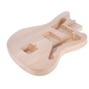 Cuerpo de Guitarra de Madera de Tilo Estilo Leopardo Sin Terminar para Construcción DIY - Product Image 2