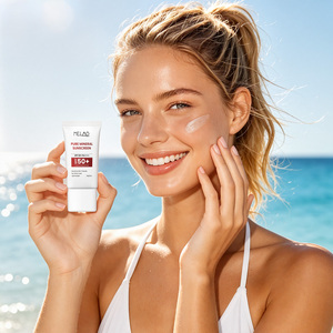 Crème solaire minérale pure <span class=keywords><strong>non</strong></span>-<span class=keywords><strong>nano</strong></span>, dioxyde <span class=keywords><strong>de</strong></span> titane, <span class=keywords><strong>oxyde</strong></span> <span class=keywords><strong>de</strong></span> <span class=keywords><strong>zinc</strong></span>, SPF50+, protection UV à large spectre, écran solaire physique, marque privée - Product Image 5