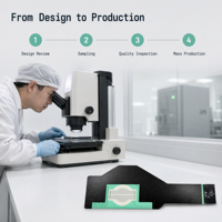 Circuit imprimé flexible irrégulier personnalisé FPC pour équipement de contrôle industriel OEM ODM