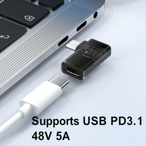 UT-đoàn kết di động usb4 loại cm/CF 90 độ Adapter đầy đủ chức năng 8K 40Gbps pd100w Bộ chuyển đổi kết nối USB Type-C Bộ chuyển đổi - Product Image 2