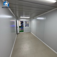 Conteneur mobile RELYANCE à deux étages, léger, anti-corrosion, pour bureau, boutique extérieure, maison ou hôtel