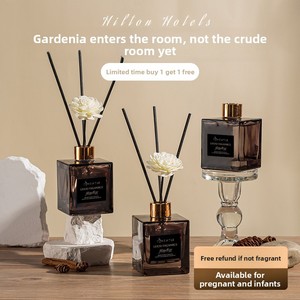 Ambientador de Aromaterapia sin Fuego con Fragancia Duradera a <span class=keywords><strong>Gardenia</strong></span>, en Botella de Vidrio, Súper Económico, Regalo Floral para el Hogar - Product Image 3