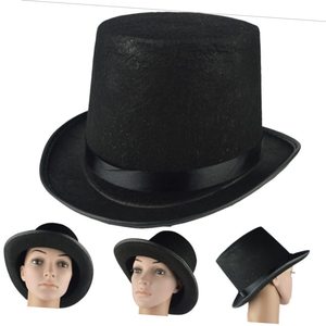 Madeshin Nguồn Cung Cấp Bên Ảo Thuật Bowler Người Đàn Ông Màu Đen Cảm Thấy Tùy Chỉnh Vui Carnival Cos Đảng Jazz Fedora Victoria <span class=keywords><strong>Top</strong></span> Mũ - Product Image 3