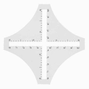 BEN YEDD Compteur de mailles en plastique transparent, calculateur de points, règle, accessoire de couture - Product Image 4