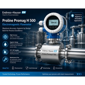 Débitmètre hygiénique en acier inoxydable Endress+Hauser Proline Promag H500 5H5B version à distance 4 entrées/sorties 100 % original - Product Image 1