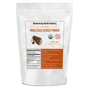 Hohe Qualität 10% Poria cocos Polysaccharide, 500 gr/beutel Bio Wolfiporia Poria cocos extensa Extrakt Pulver