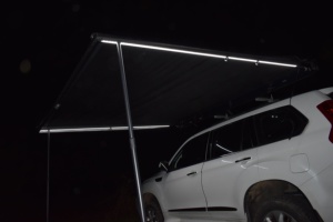 Auvent latéral à installation rapide pour SUV, en tissu Oxford Ripstop 600D, avec éclairage intégré sur rail, pour le <span class=keywords><strong>camping</strong></span> tout-terrain - Product Image 4