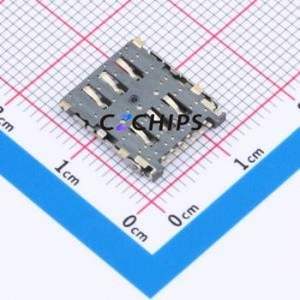 CSIM-H135-XG6P <b>SIM</b> <b>Card</b> Connector SMD Connector Flip Cover Type Nano <b>SIM</b> <b>Card</b> <b>Card</b> <b>Holder</b> 1.4mm - Product Image 2