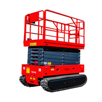 Plataforma Elevadora de Tijera Hidráulica HENGWANG de 12m 320kg, Acero de Alta Resistencia 2400x1170mm, Resistente a Altas Temperaturas, Bajo Mantenimiento, CE ISO