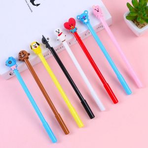 New Creative Cute Gel Kawaii <b>Pen</b> With Cat Paw Rabbit Christmas Cartoon Stationery Style Multi Color for Office Girls Kids - Product Image 2