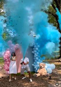 Boy Or Girl Gender Reveal Extinguisher Blue Pink Color Holi Powder Spray Blaster Smoke Blaster Powder Spray