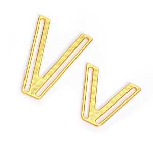 Hebillas en V de Metal de forma personalizada, conector decorativo de aleación de Zinc para Bikini, ropa, sujetador, accesorios de ropa interior - Product Image 2