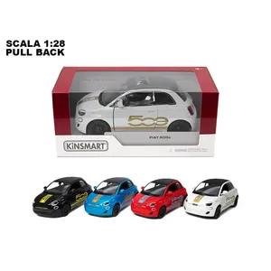 รถของเล่น Kinsmart Fiat 500e แบบหล่อขึ้นรูป ขนาด 1:28 ผลิตในอิตาลี - Product Image 3