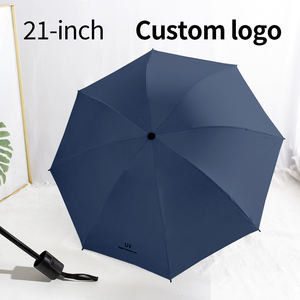 Großhandel: Personalisierter, bedruckter 3-fach faltbarer Automatik-UV-Sonnenschirm, windresistent, Regenschirm, Werbeartikel - Product Image 3