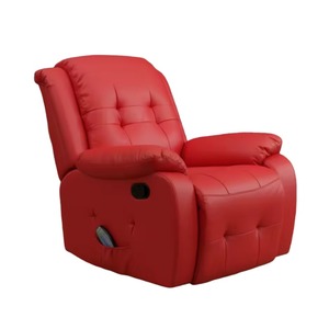Fauteuil inclinable moderne <span class=keywords><strong>Luke</strong></span> en PU avec repose-pieds, idéal pour salon, appartement et hôtel – Meilleure vente - Product Image 1