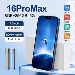 ปลดล็อค <span class=keywords><strong>PROMAX</strong></span> 5G กล้อง108MP 50MP สมาร์ทโฟนหน้าจอ7.3นิ้ว8GB <span class=keywords><strong>256GB</strong></span> Deca Core CPU ทำงานภาษาสเปน LTE CDMA - Product Image 4