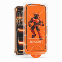 Protection d'écran en verre trempé pour iPhone 11-18, HD transparent, impression soyeuse, sans poussière, kit d'installation facile pour téléphones mobiles