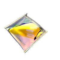 Sac à crayons coloré transparent au laser, nouveau sac de rangement artistique pour papeterie, sac à cosmétiques en PVC