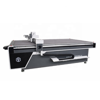 Plotter cortador de cuchillo CNC de cama plana para imprimir caja de embalaje de cartón