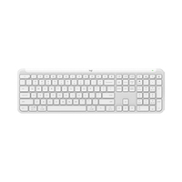 Logitech K950 Kablosuz Mekanik Klavye 108 Tuşlu Çoklu Cihaz BT Klavye Ev Ofis için Düşük Karbonlu Alüminyum Sessiz Tuşlar