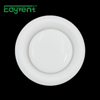 Grille d'aération murale et de plafond en ABS avec revêtement en porcelaine anti-rayures pour équipement d'échange d'air en salle de classe