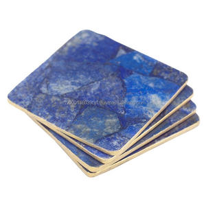 Vente en gros Pierre Naturelle Cristal Artisanat Pierre Précieuse de Guérison Agate Quartz Blanc Agate Coaster Tranche Pour Décoration - Product Image 5