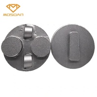 3 pouces Durable Redi Lock 2x 1/2 PCD Wear Outil de meulage diamanté à 2 boutons pour l'élimination de l'époxy