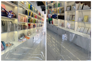 Wholesale Custom <strong>PE</strong> <strong>Plastic</strong> Clothing Tote <strong>Bag</strong> with Logo Thickened <strong>Handle</strong> Shopping <strong>Bag</strong> for Supermarket &amp; Party Gift Packaging - Product Image 6